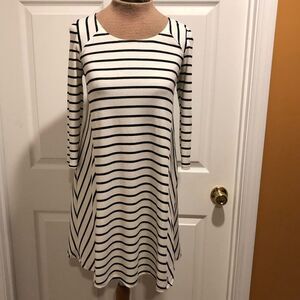 SOCIALITE black and white A line dress